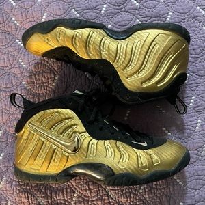 Gold Nike Foamposites